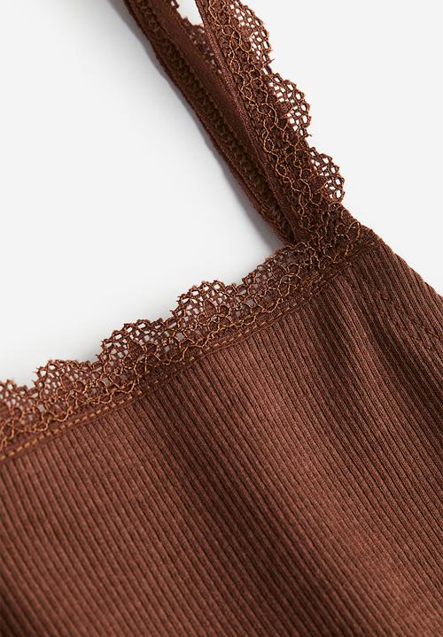 H&M - Strappy top - brown