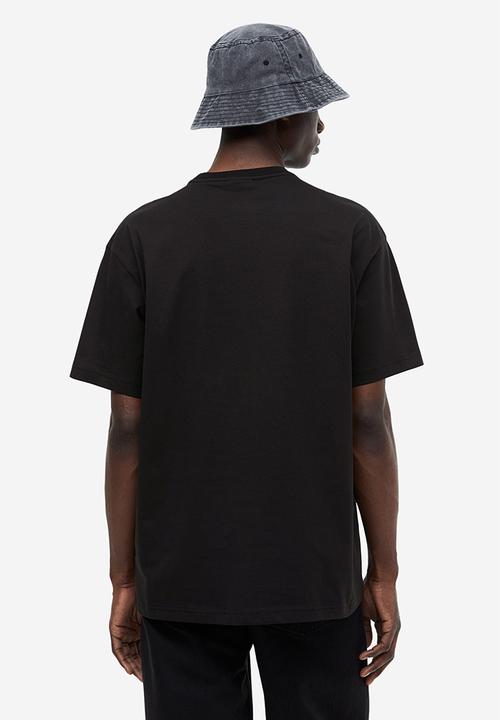 H&M - Relaxed fit printed t-shirt - black/new york