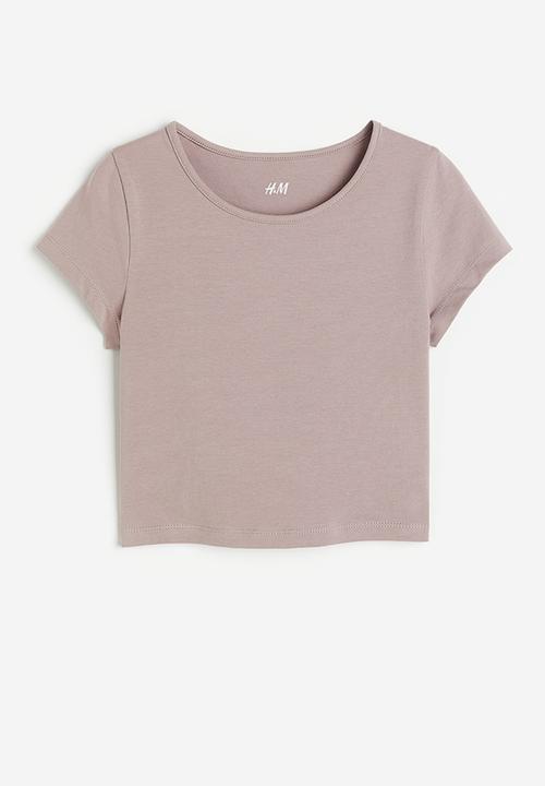 H&M - T-shirt - mauve