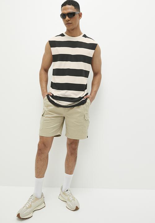 Superbalist - Twill Utility Pull On Shorts - Stone