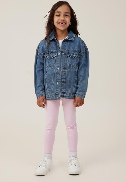 Cotton On - Huggie tights - blush pink/holographic speckle