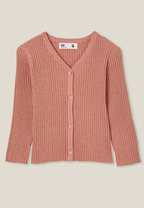 Cotton On - Molly cardigan - clay pigeon sparkle