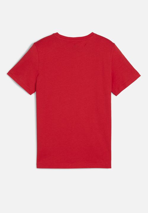 PUMA - Graphics puma wording tee b - for all time red