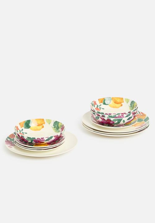 Maxwell & Williams - Capri Dinner Set 12pc - multi