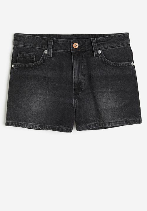 H&M - Denim shorts - dark grey