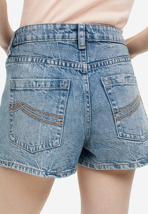 H&M - Denim shorts - denim blue