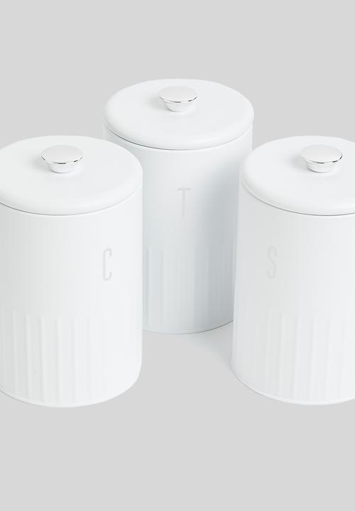 Maxwell & Williams - Astor Canister S/3 Gb - White