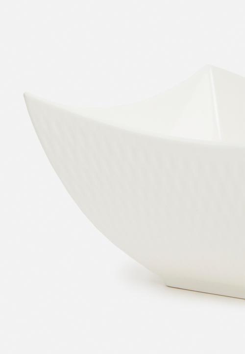 Maxwell & Williams - Diamond Square Serving Bowl 24cm - White