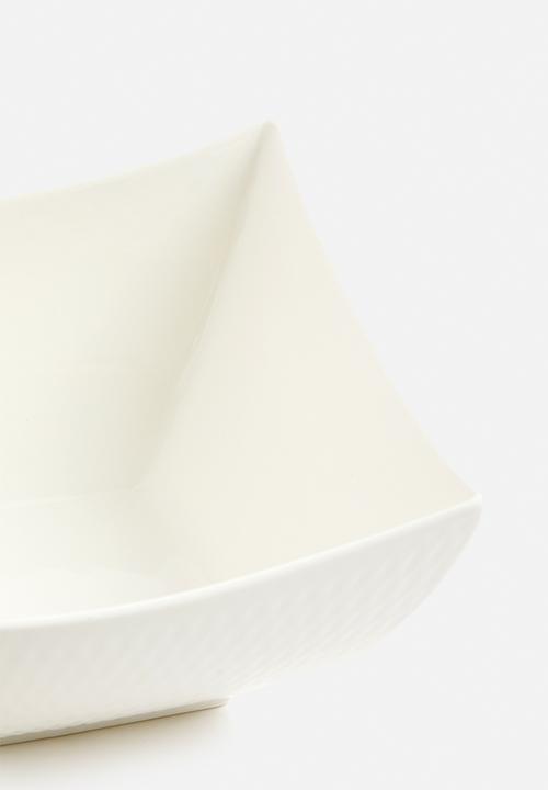 Maxwell & Williams - Diamond Square Serving Bowl 24cm - White
