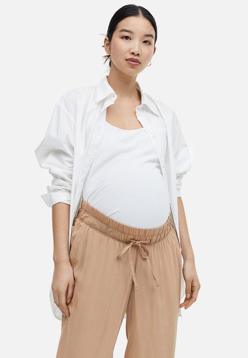 H&M - Mama pull-on trousers - beige