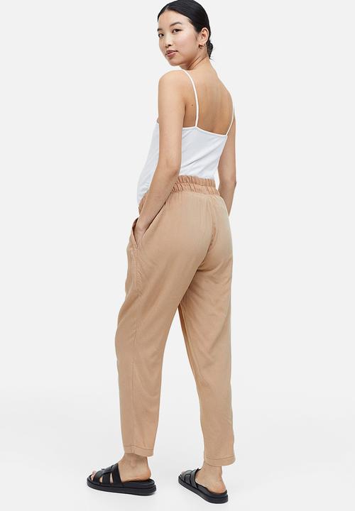 H&M - Mama pull-on trousers - beige