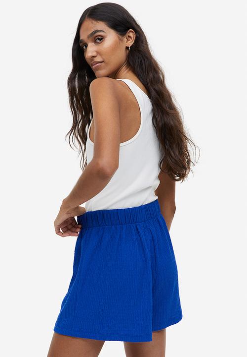 H&M - Crêpe shorts - bright blue