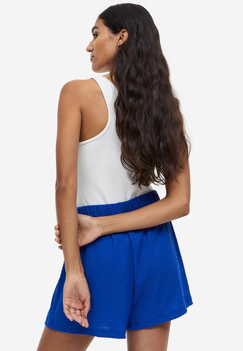 H&M - Crêpe shorts - bright blue