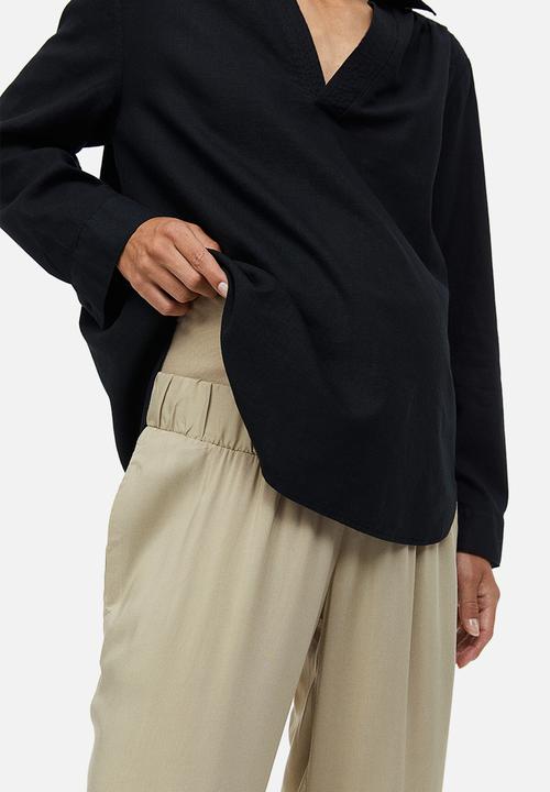 H&M - Mama ankle-length trousers - light khaki green