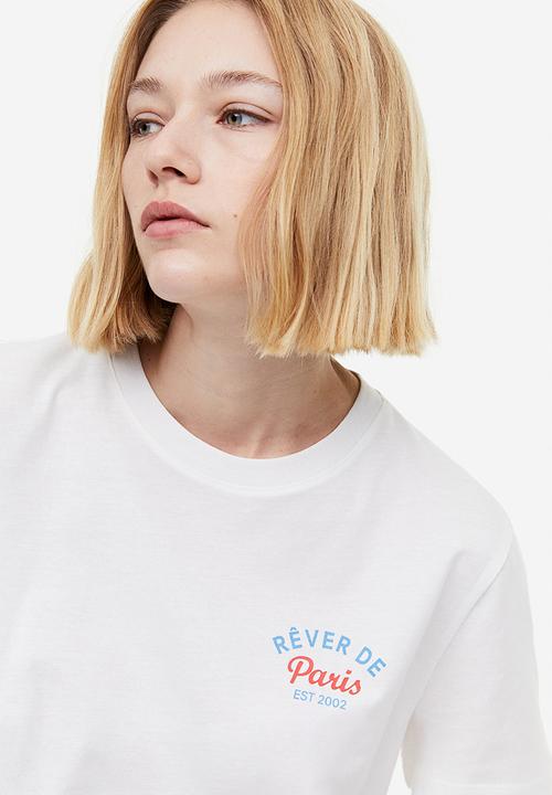 H&M - Cotton t-shirt - white