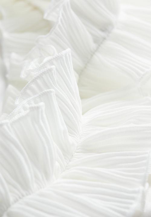 H&M - One-shoulder thong body - white