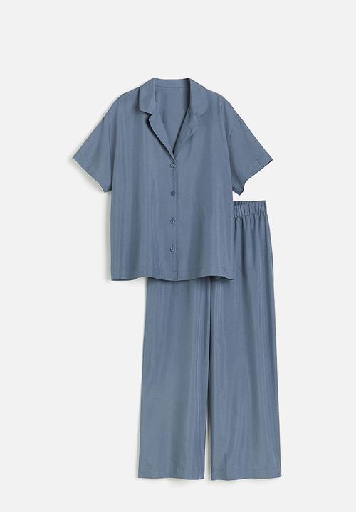 H&M - Modal-blend pyjamas - pigeon blue