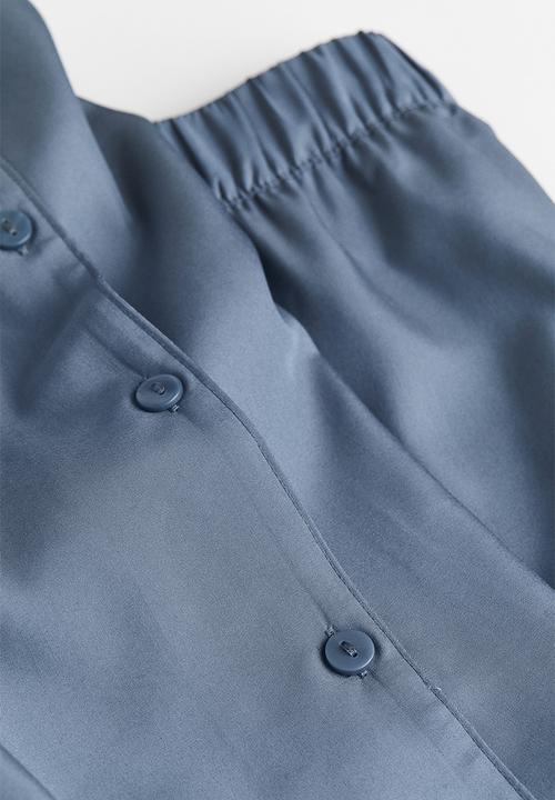 H&M - Modal-blend pyjamas - pigeon blue