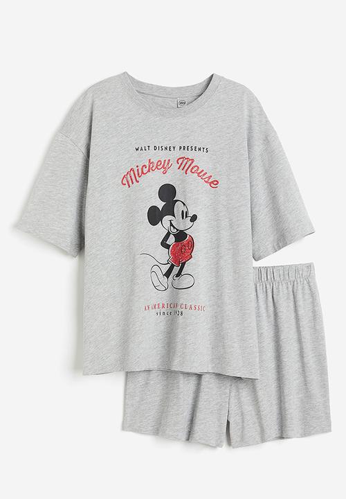 H&M - Cotton jersey pyjamas - grey