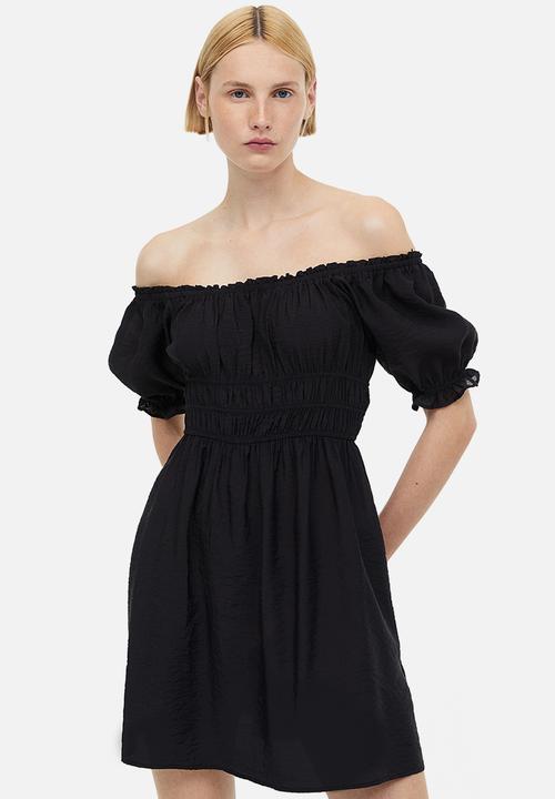 H&M - Off-the-shoulder dress - black