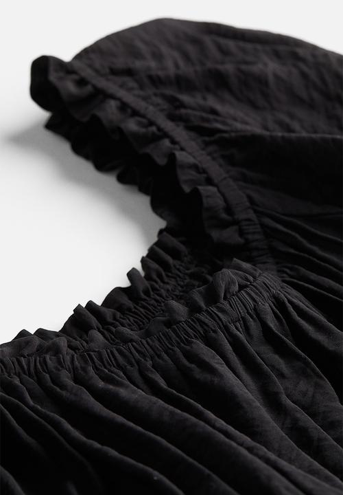 H&M - Off-the-shoulder dress - black