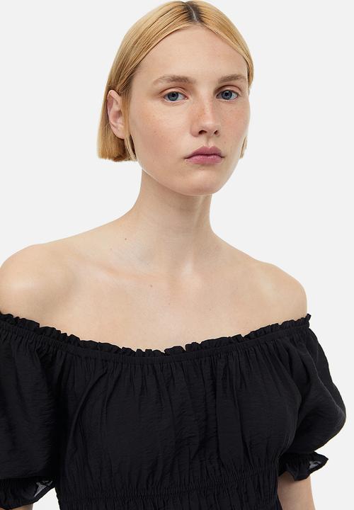 H&M - Off-the-shoulder dress - black
