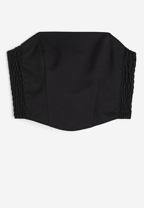 H&M - Corset top - black