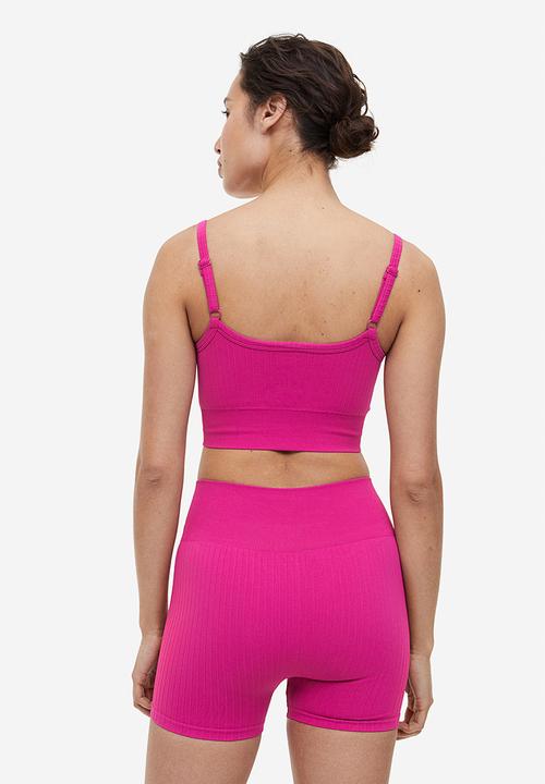 H&M - Drymove™ seamless hotpants - cerise 