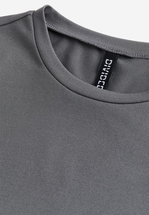 H&M - Fitted t-shirt - dark grey