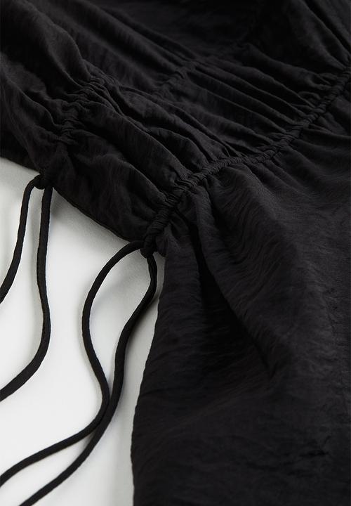 H&M - Drawstring-detail dress - black