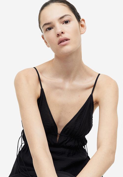 H&M - Drawstring-detail dress - black
