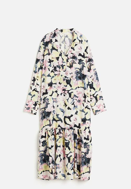 H&M - Collared dress - yellow