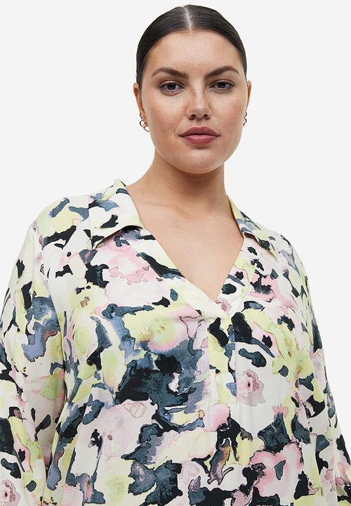 H&M - Collared dress - yellow