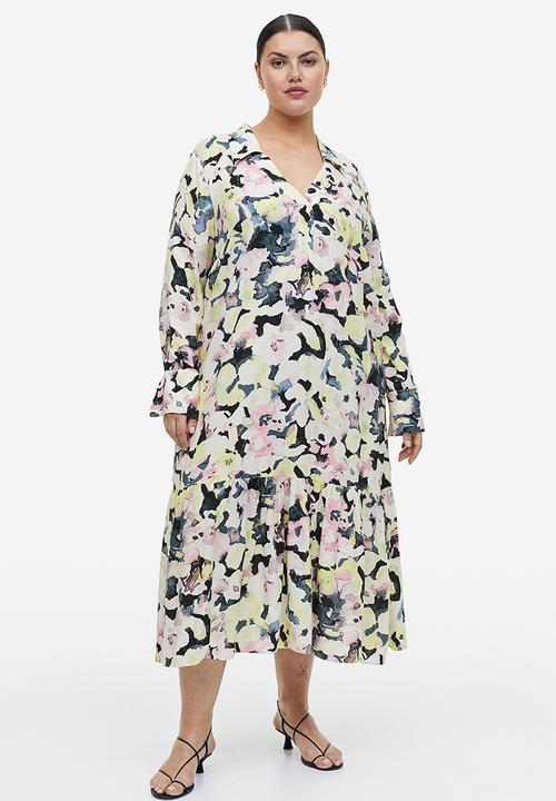 H&M - Collared dress - yellow