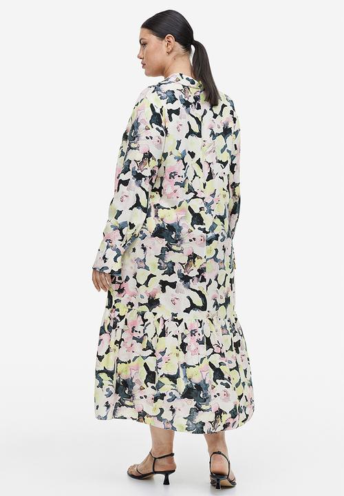 H&M - Collared dress - yellow