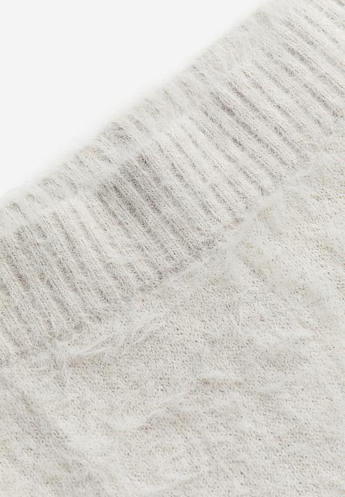 H&M - Fluffy shorts - light grey