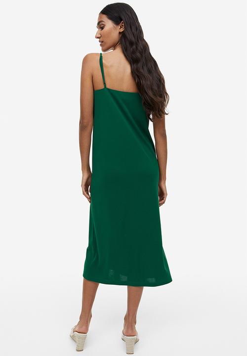 H&M - Jersey slip dress - dark green