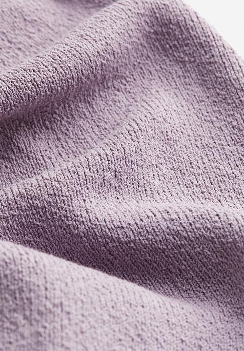 H&M - Knitted bandeau dress - lilac