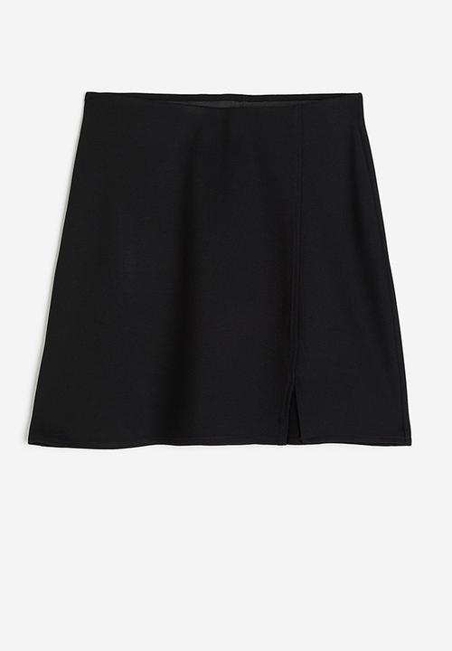 H&M - Jersey mini skirt - black
