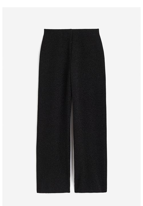 H&M - Jersey trousers - black