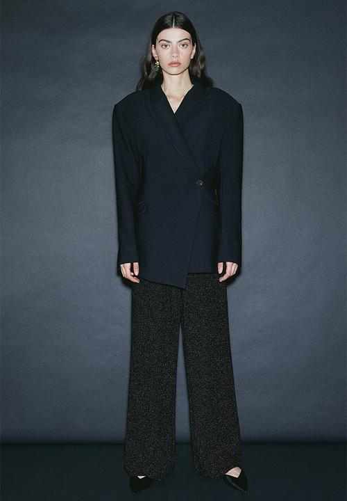 H&M - Jersey trousers - black