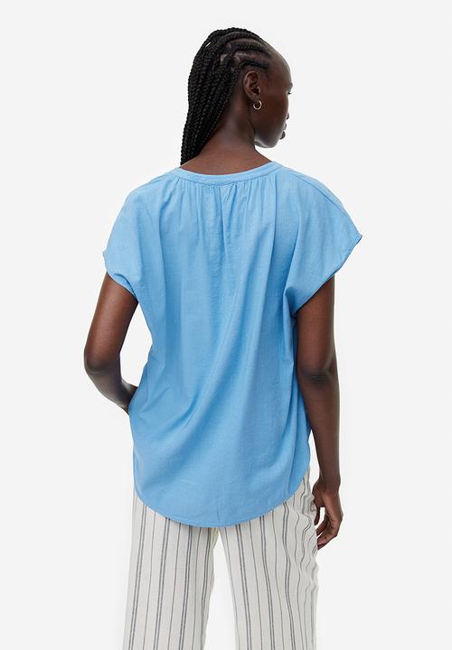 H&M - V-neck blouse - blue