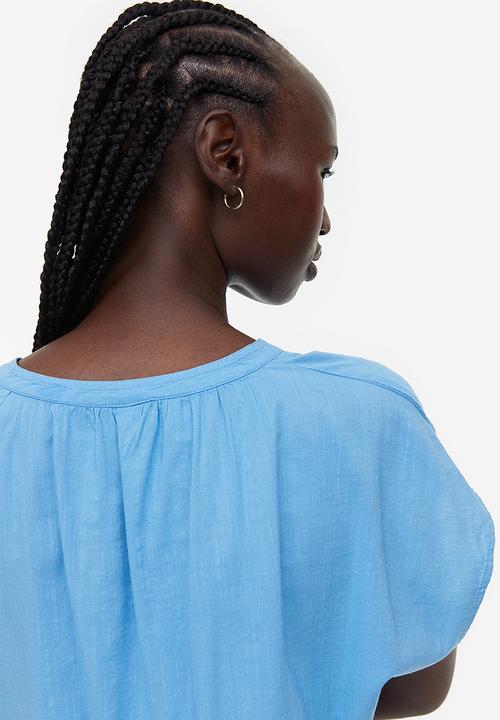 H&M - V-neck blouse - blue