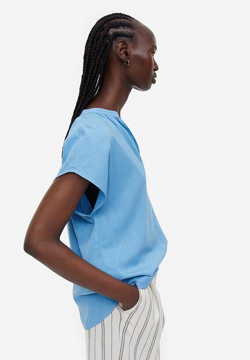 H&M - V-neck blouse - blue