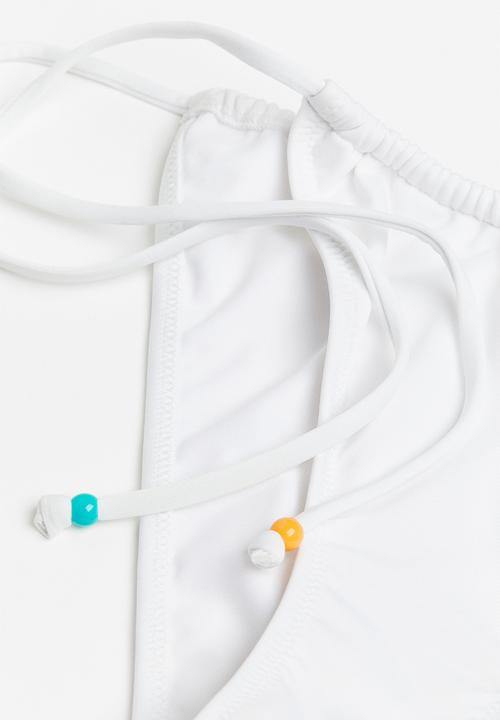 H&M - Tie tanga bikini bottoms - white