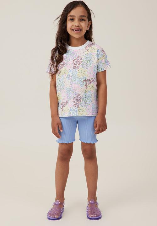 Cotton On - Poppy short sleeve print tee - vanilla/floral fields