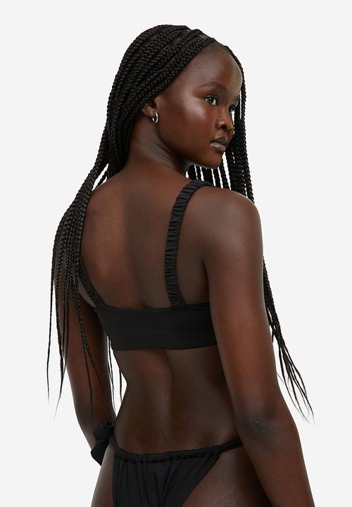 H&M - Tie tanga bikini bottoms - black