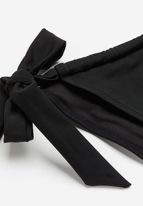 H&M - Tie tanga bikini bottoms - black