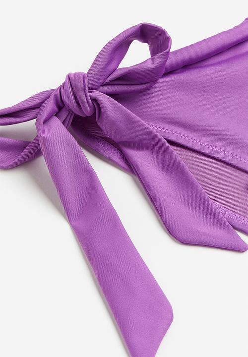 H&M - Tie tanga bikini bottoms - purple