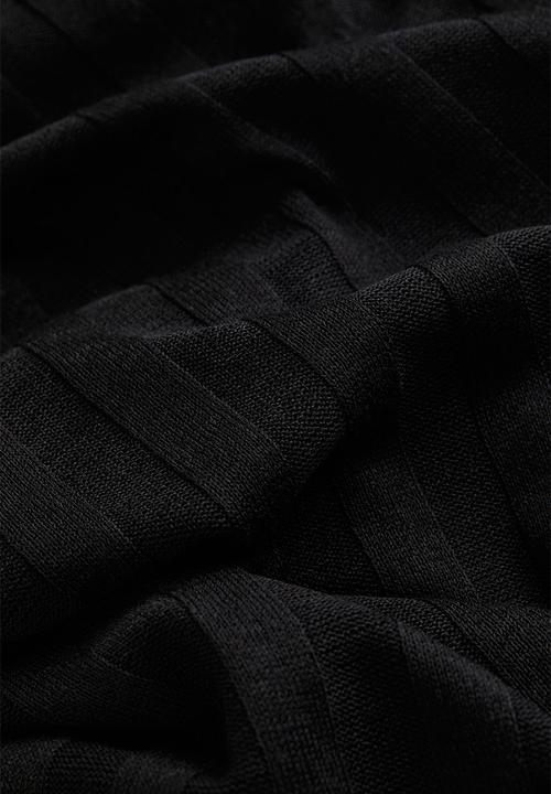 H&M - Rib-knit dress - black